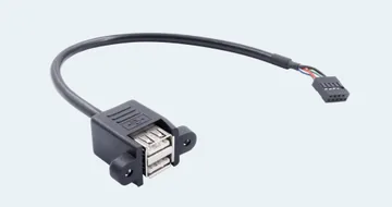 9-pin to dual USB 2.0 extension