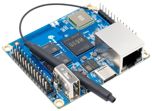 Orange Pi Zero 2 &mdash; 45&deg; angle