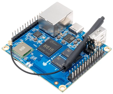 Orange Pi Zero 2 &mdash; 45&deg; angle