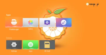 Orange Pi Zero 2 running Android
